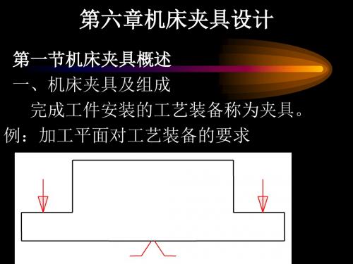 机械制造工艺学第六章机床夹具设计