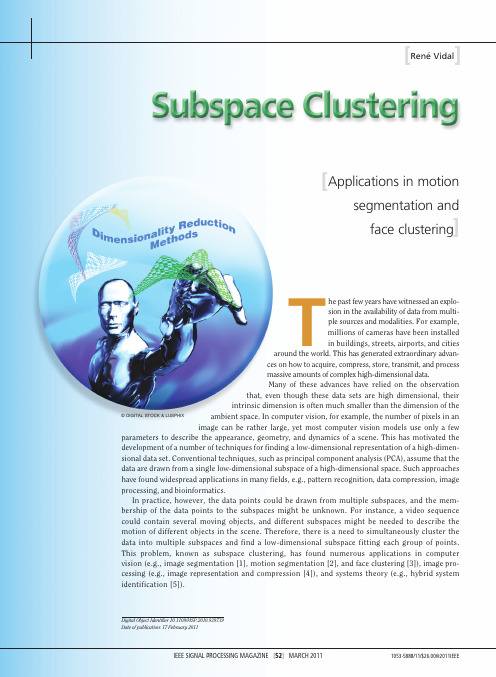 Subspace Clustering