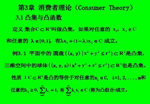 消费者理论(数理经济学讲义西安交大寿纪麟)精讲