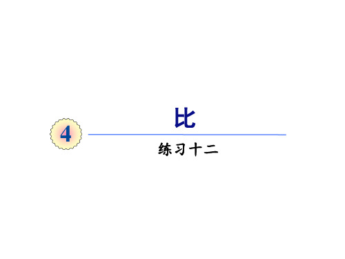 新人教版六年级上册数学第四单元练习十二课件