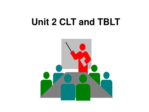 2.CLT and TBLT 英语教学法