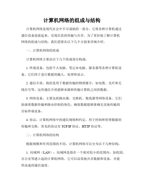 计算机网络的组成与结构