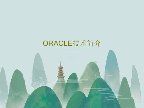 ORACLE技术简介46页PPT