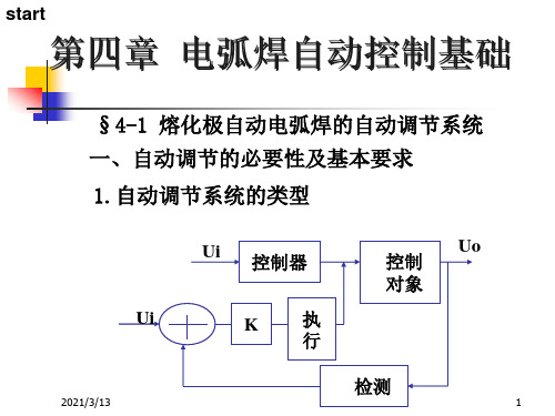 焊接方法与设备-4电弧焊自动控制基础