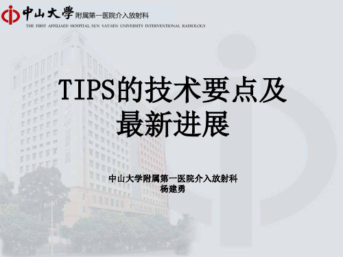 TIPS的技术要点及最新进展(22日改)