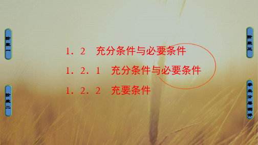 2018学年高中数学人教A版课件选修2-1 第一章 常用逻辑用语 1.2.1、1.2.2 精品