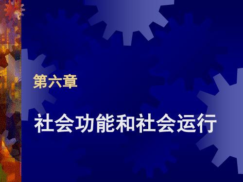 社会功能和社会运行.ppt