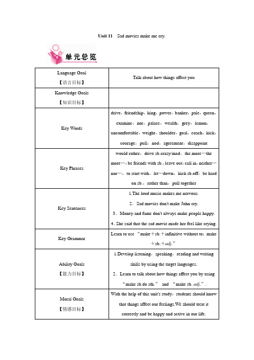 人教版九年级英语下册教案