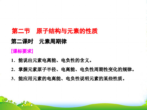 人教版高中化学选修三课件：第一章 第二节 第二课时 元素周期律(29张PPT)