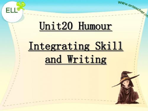 人民教育出版社高一英语下册Unit20课件Integrating skills