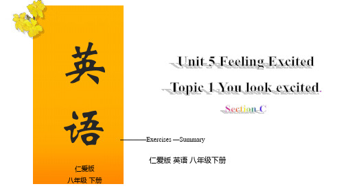 Unit 5 Topic 1 Section C(课件)八年级英语下册课件(仁爱版)