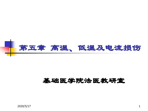 高温、低温及电流损伤