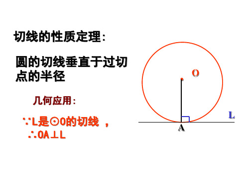 2422直线与圆的位置关系之切线长定理课件