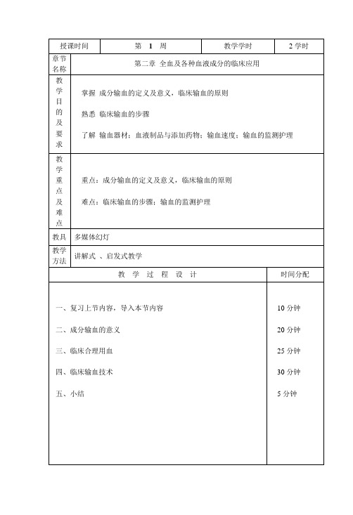 1.2 第二章 全血及各种血液成分的临床应用