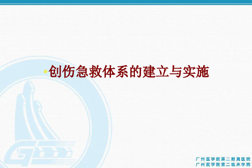 医学创伤急救体系的建立与实施PPT培训课件