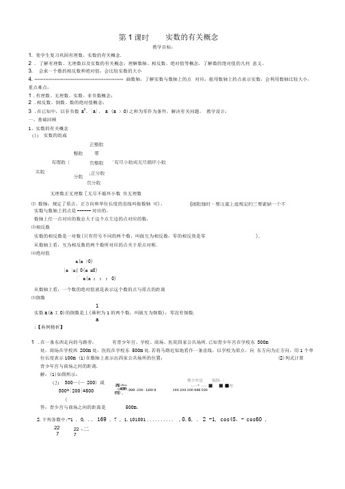 实数的有关概念