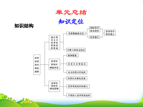 高三历史一轮复习第十三单元总结课件人教大纲版