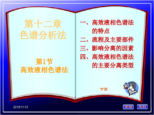 第十二章3液相色谱分析法4