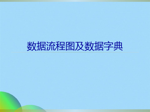 数据流程图及数据字典(共42张PPT)