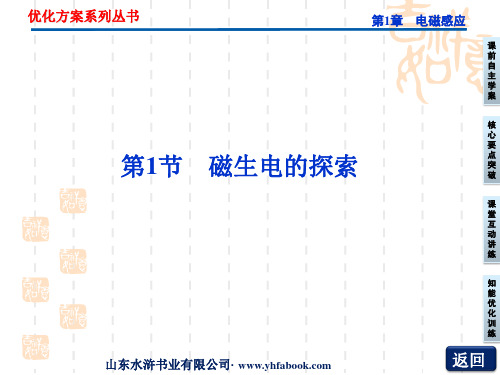 高二物理课件 磁生电的探索(1)