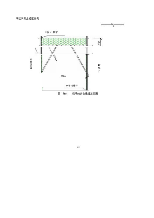 场区内安全通道图例