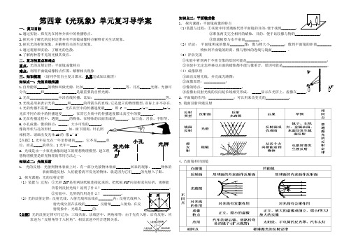 《光现象》复习导学案(修改)