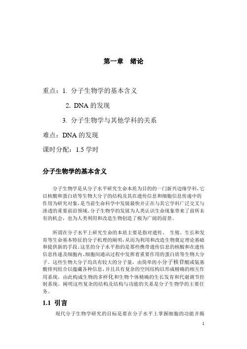 分子生物学教案