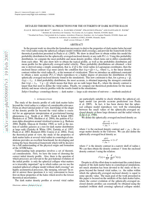 Detailed theoretical predictions of the outskirts of dark matter halos