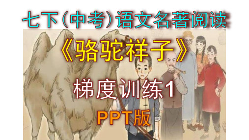 七下(中考)语文名著阅读《骆驼祥子》梯度训练1 PPT版