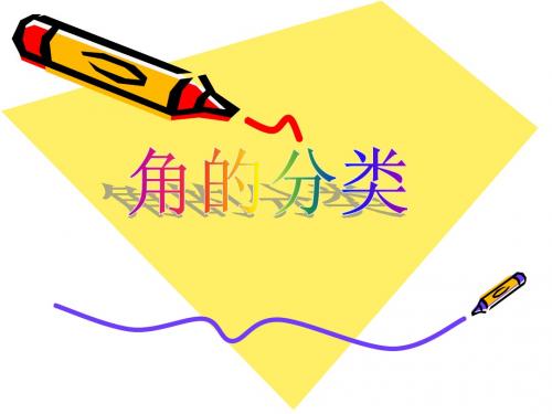 角的分类