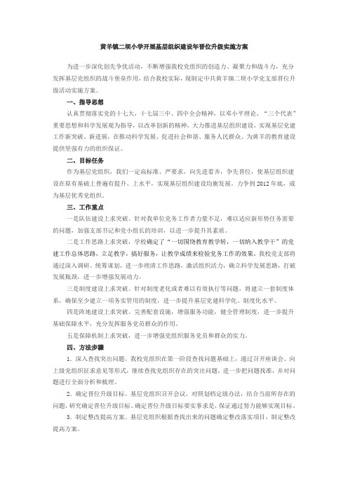 党员晋级方案