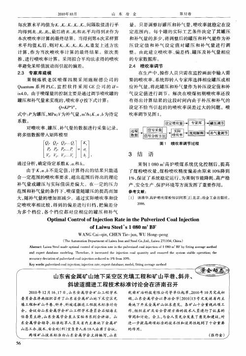 山东省金属矿山地下采空区充填工程和矿山平巷、斜井、斜坡道掘进工程技术标准讨论会在济南召开