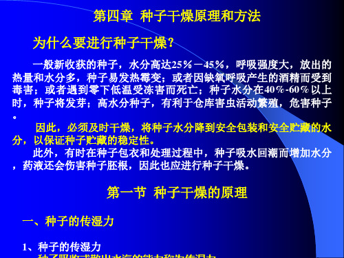 11.3.6第四章 种子干燥原理和方法