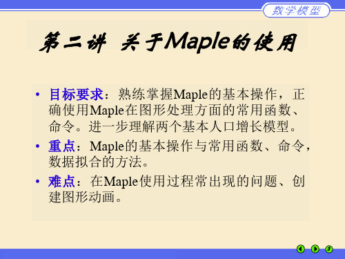 Maple软件的介绍 使用方法