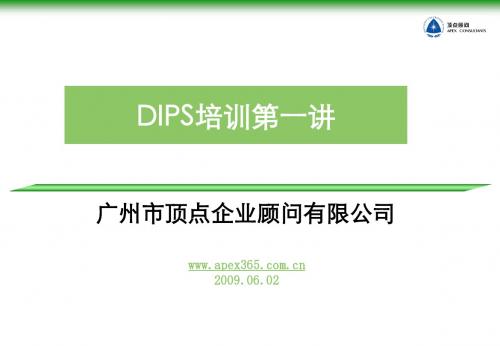 DIPS培训第一讲