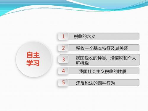 2017-2018政治必修一8.2《征税和纳税》(34张)