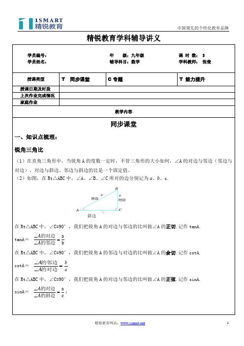 锐角三角比