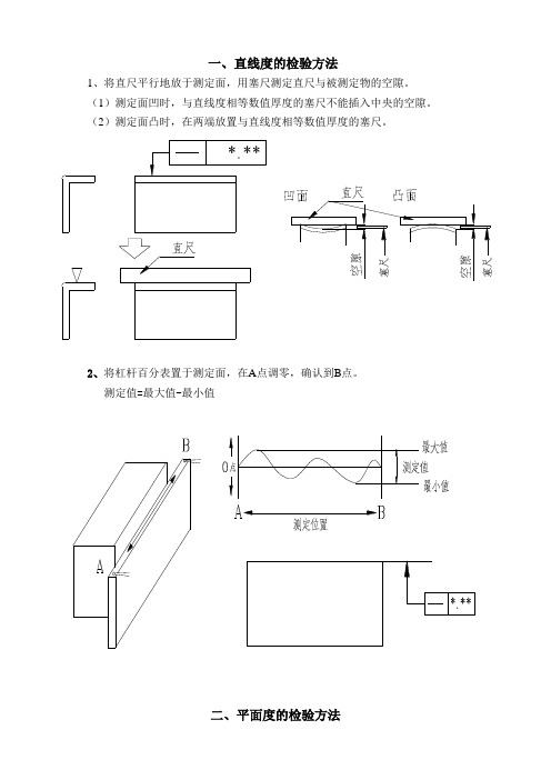 形位公差检测方法