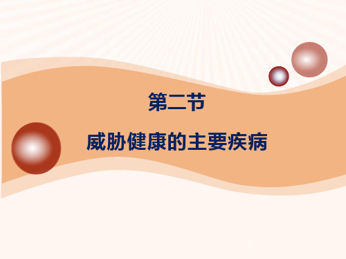 2018苏教版生物八年级下册25.2《威胁健康的主要疾病》ppt课件2