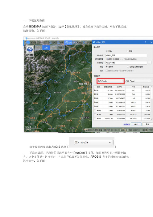 如何发布ArcGIS Server离线地图(google 瓦片)