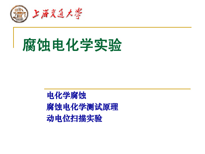 电化学腐蚀实验