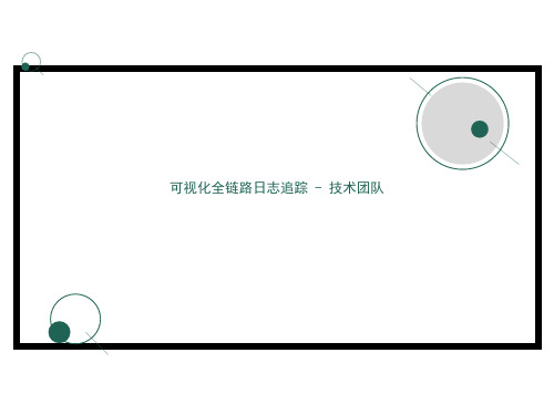 可视化全链路日志追踪 - 技术团队实践