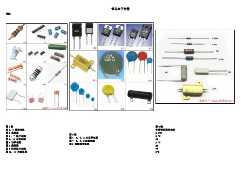 常见电子元件图片