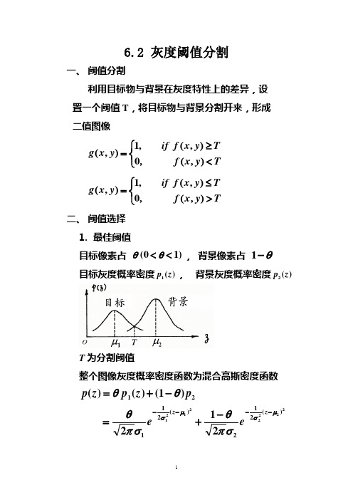 阈值分割