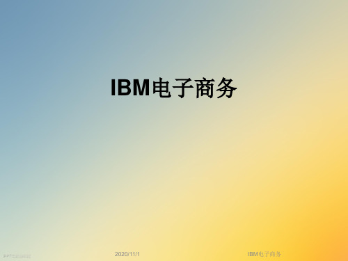 IBM电子商务