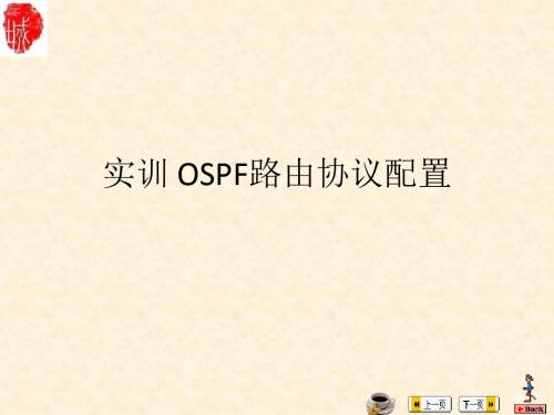 实训四：OSPF路由协议配置.