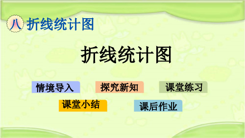 新青岛版四年级数学下册 8.1 折线统计图 教学课件