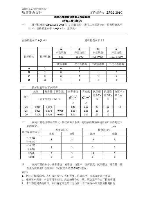 石墨化检验规程