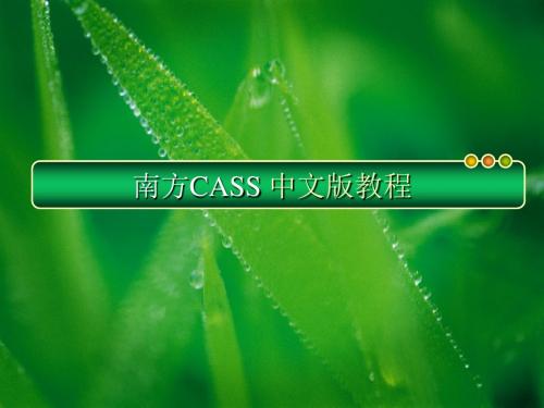 南方CASS 中文版教程1