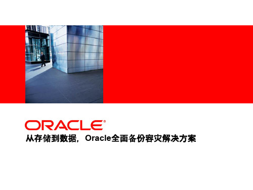 从存储到数据,Oracle全面备份容灾解决方案